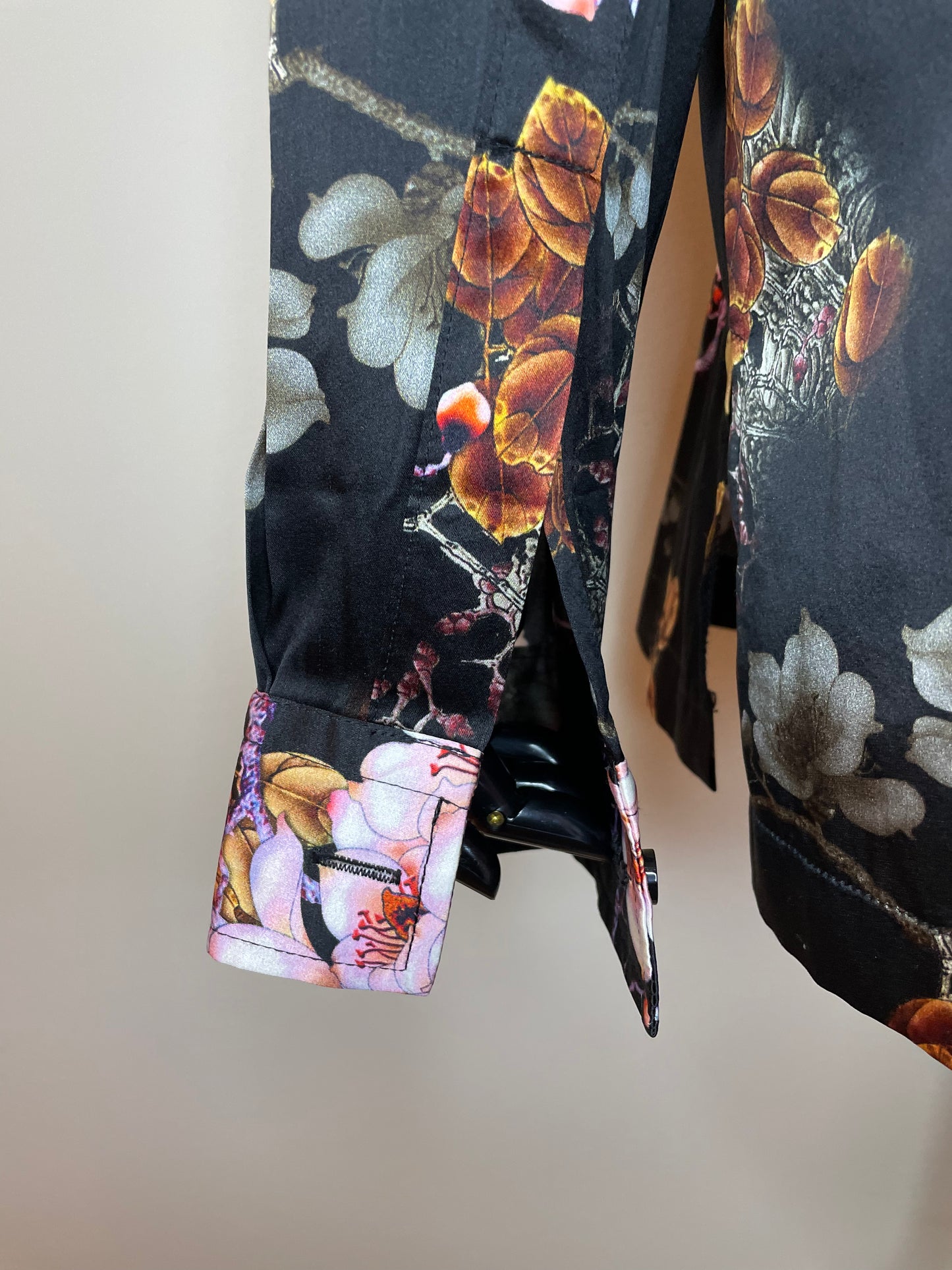 Hand crafted Bespoke Silk Shirt.