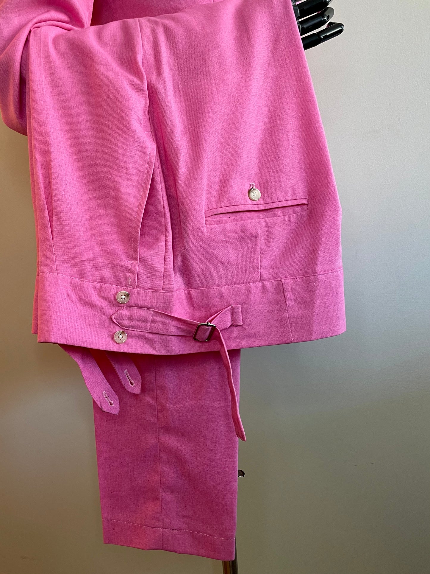 Cedron Collection Hand-Crafted Bespoke Linen Suit.