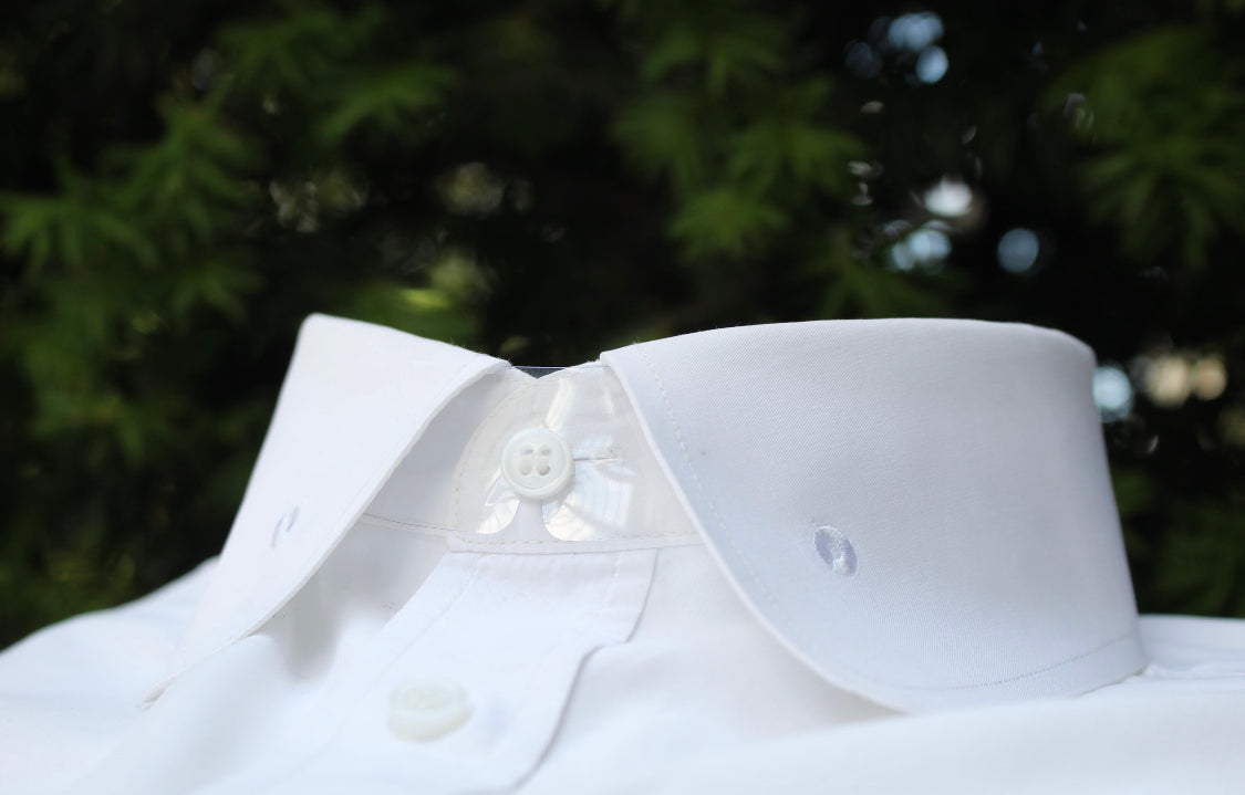 Hand Crafted Bespoke Pin Collar Shirt.