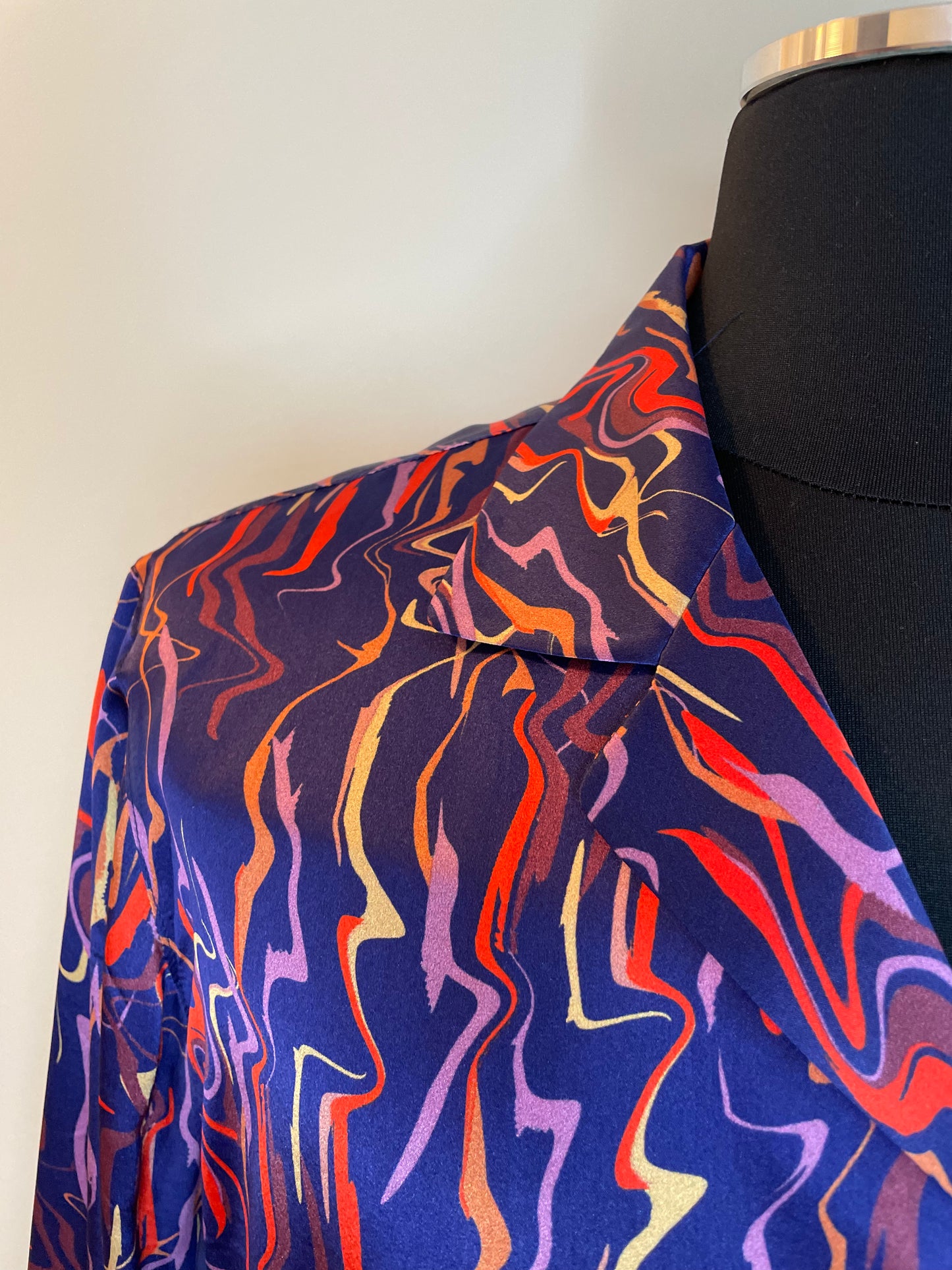 Hand Crafted Bespoke Silk Shirt.