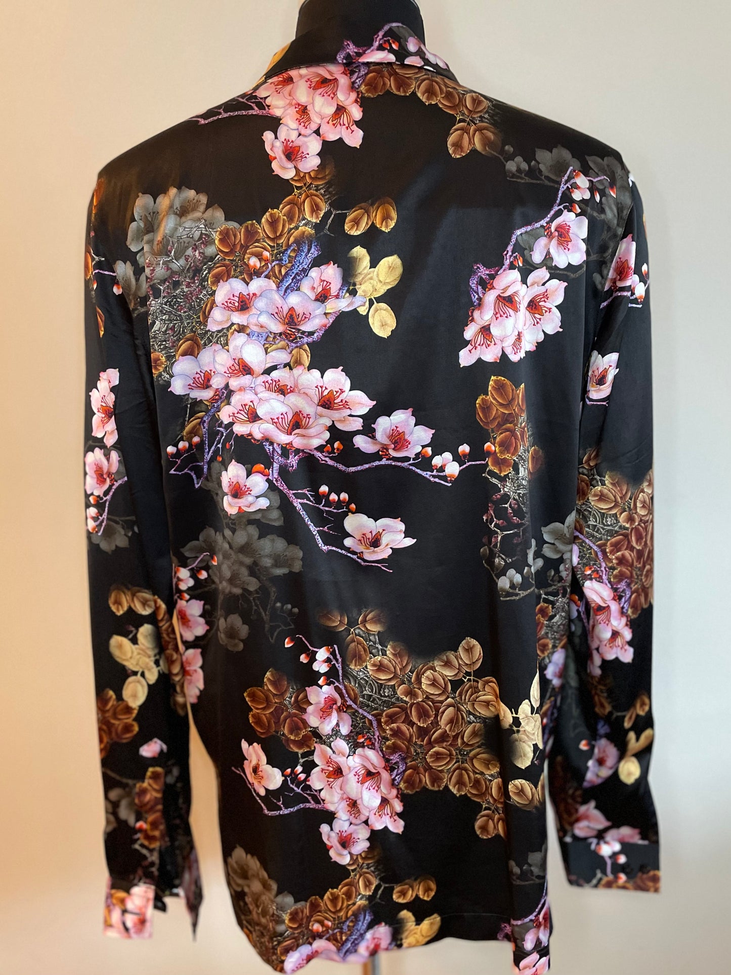 Hand crafted Bespoke Silk Shirt.