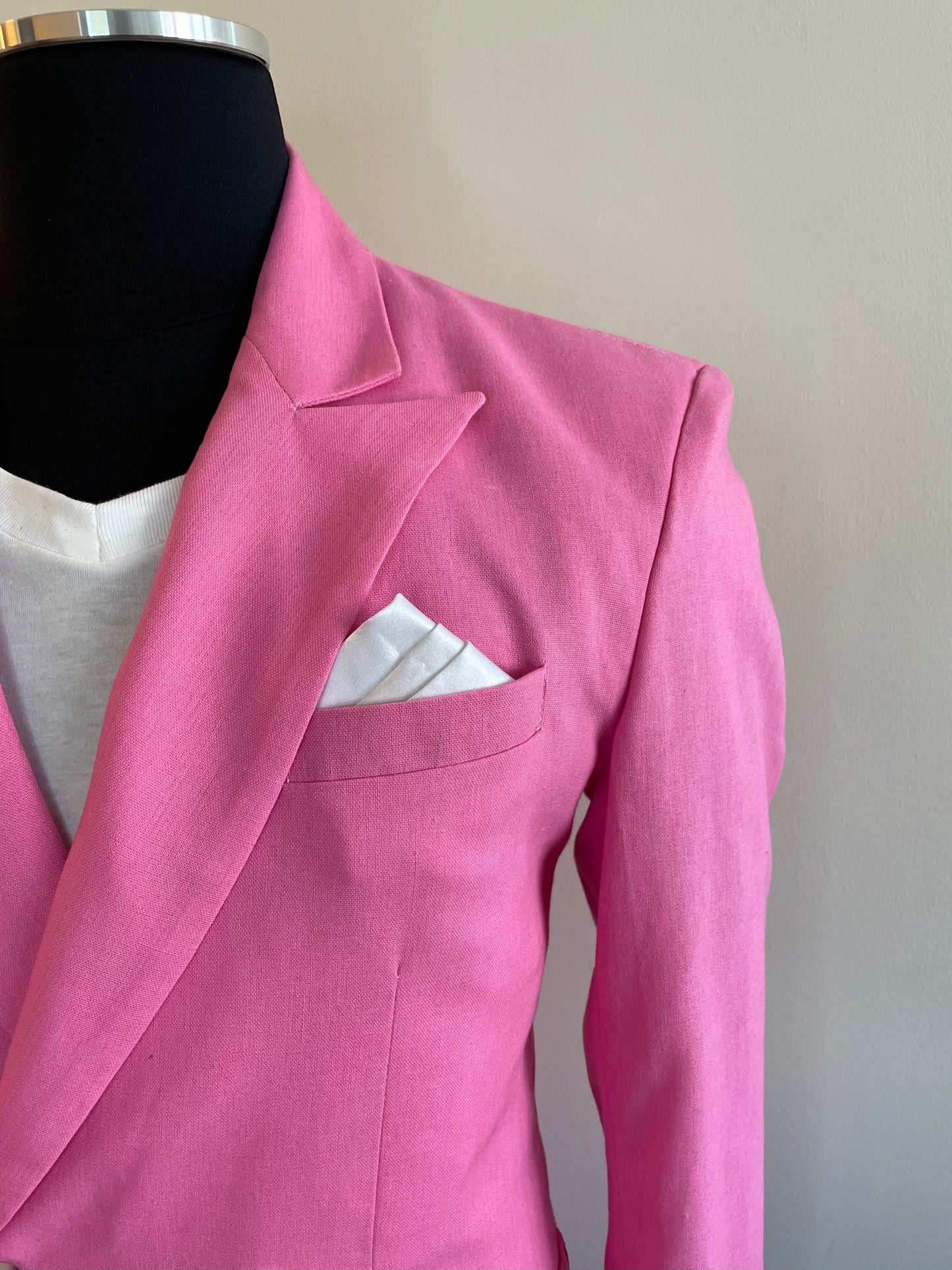 Cedron Collection Hand-Crafted Bespoke Linen Suit.